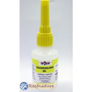 Sekundenkleber GEL 50 g, Top2Glue , Korallenkleber